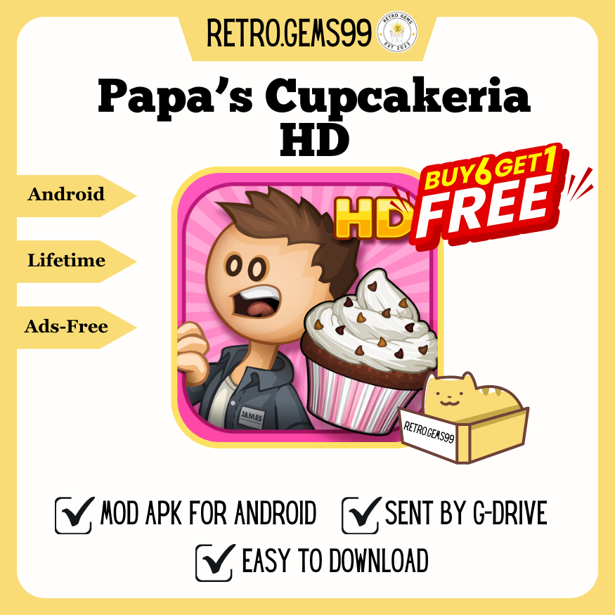 Papa #39 s Cupcakeria HD PC / Android 💥 Game Unlocked MOD APK SIM CSL