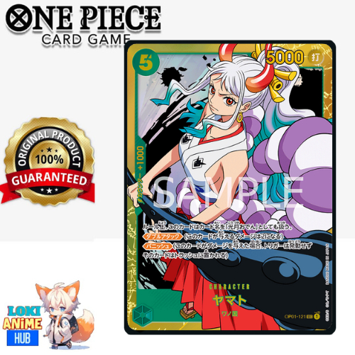 ORIGINAL 5 Cost 1k counter Yamato PRB01 OP01-121 Sec One Piece Card Game  optcg | Shopee Malaysia