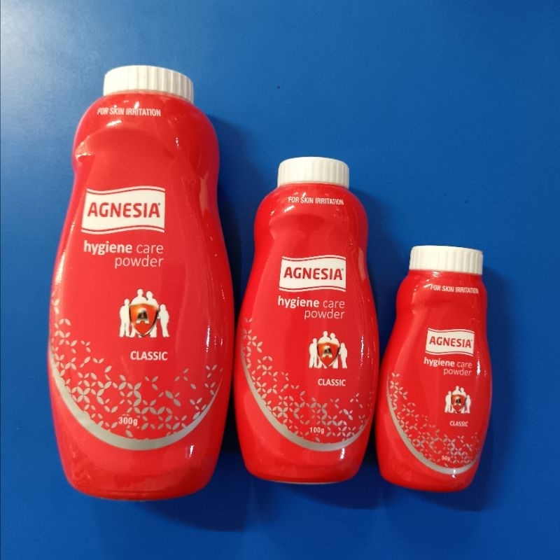 AGNESIA HYGIENE CARE POWDER CLASSIC FOR SKIN IRRITATION 300g & 100g ...
