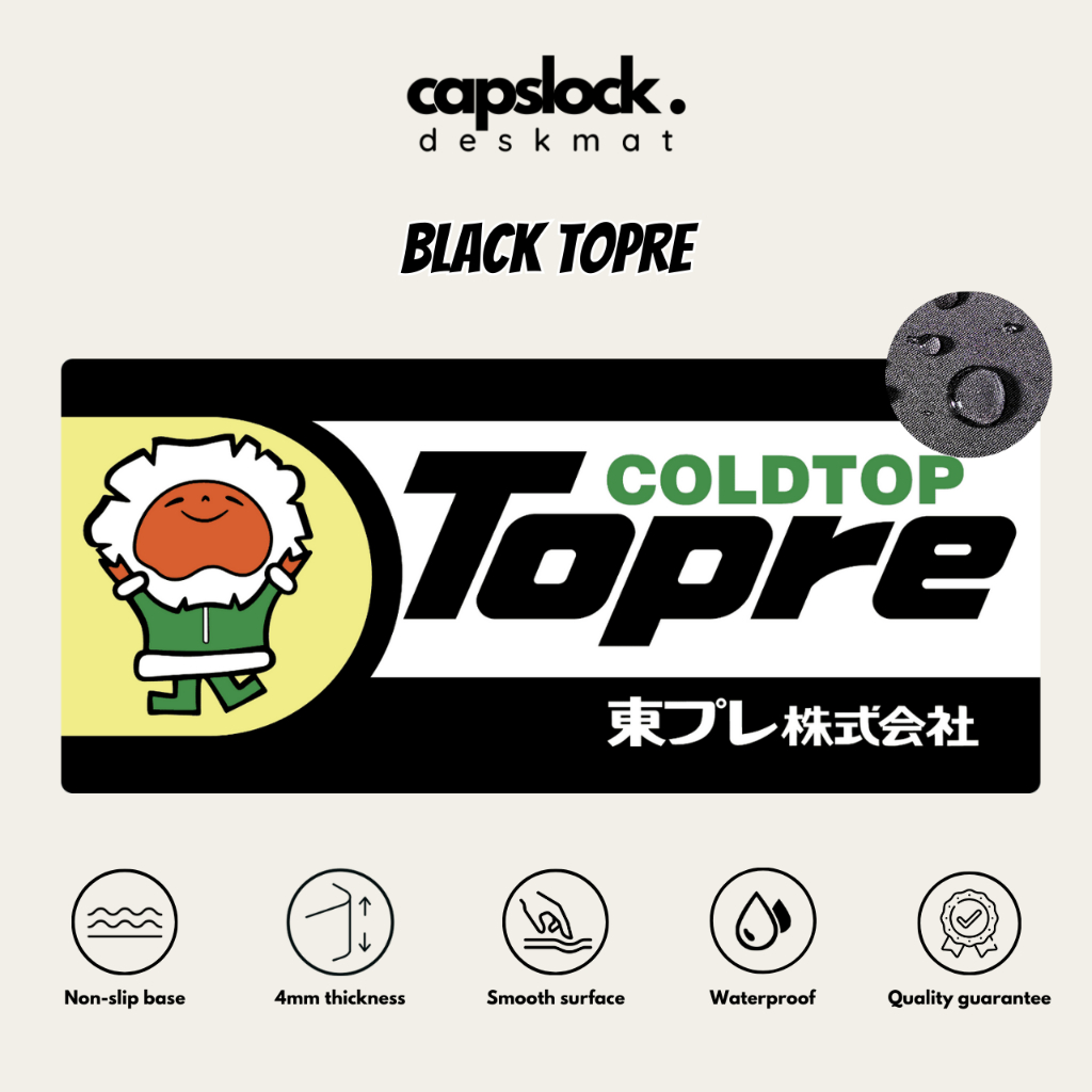 [FREE GIFT] Coldtop Topre Deskmat: Black Topre | Shopee Malaysia