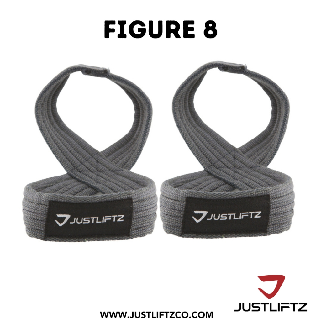 Figure 8 Lifting Straps, Deadlifts, Powerlifting, Grip Strength, Gym