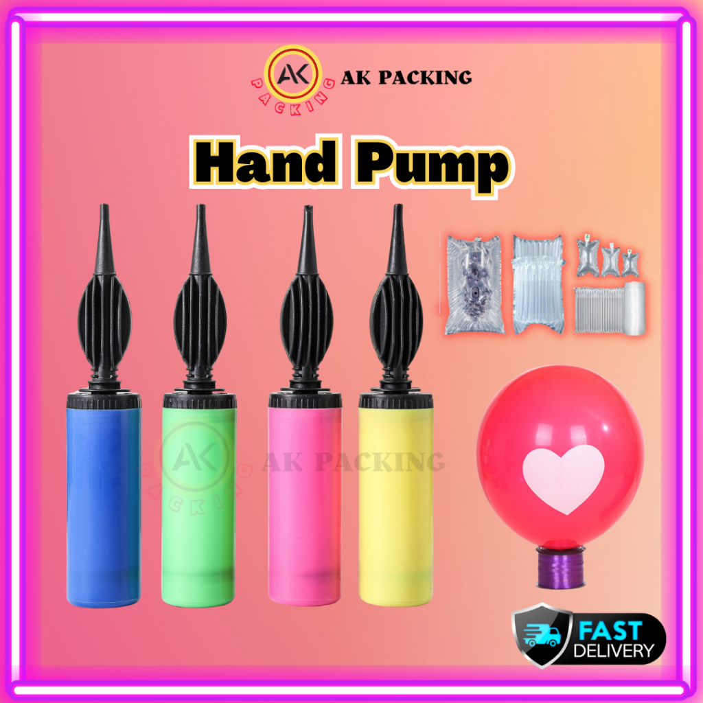 Balloon Hand Air Pump 2 Way Pump ( Random Color ) Hand pump Air pump