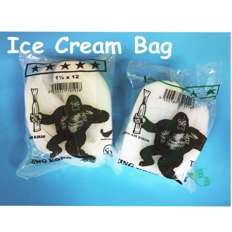 Ice cream bag/ Ice cream stick bag/Aiskrim Malaysia/ Plastik Aiskrim Batang /King Kong Ice Cream