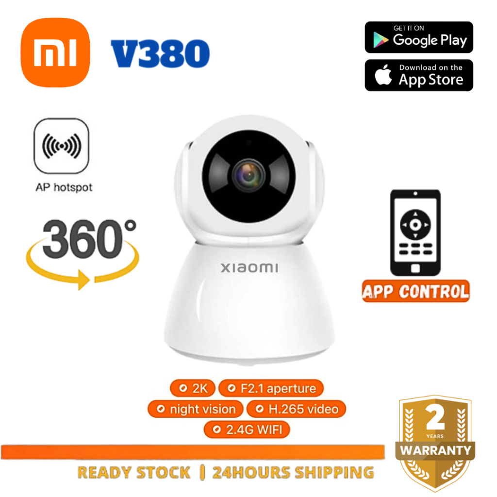 Xiaomi Mi 360° Home Security Camera 2K Pro, PTZ Wi-fi 2.4GHz / 5GHz, 2K  Super Clear Image Quality, Upgraded AI 3 Million Pixels 360° Panorama, Full