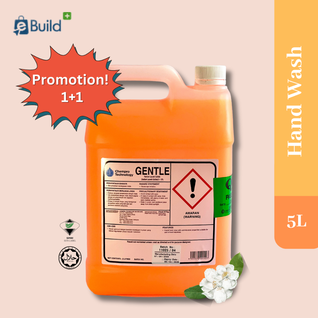 Promotion Chempro Hand Wash Gentle 5L Shopee Malaysia