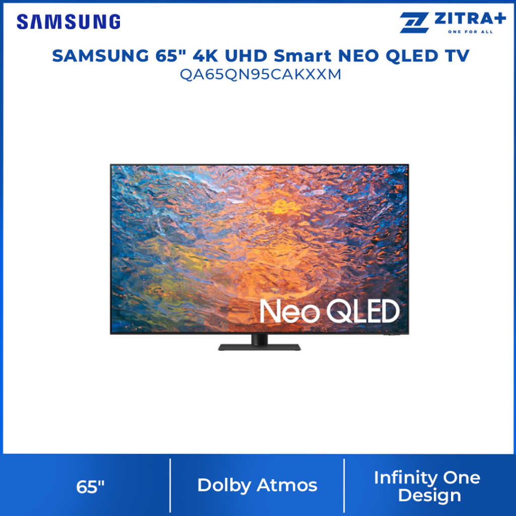 SAMSUNG 65" 4K UHD Smart NEO QLED TV QA65QN95CAKXXM Dolby Atmos