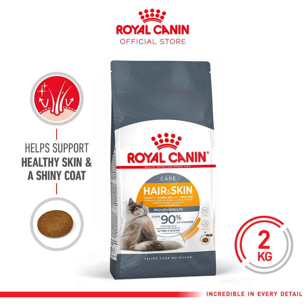 Royal Canin Hair & Skin Care Adult (2kg) Dry Cat Food Makanan Kucing