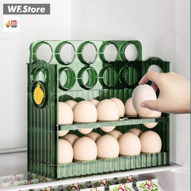 [𝗥𝗘𝗔𝗗𝗬 𝗦𝗧𝗢𝗖𝗞 🇲🇾] EGG STORAGE BOX RAK TELUR EGG STORAGE RACK BEKAS TELUR ...