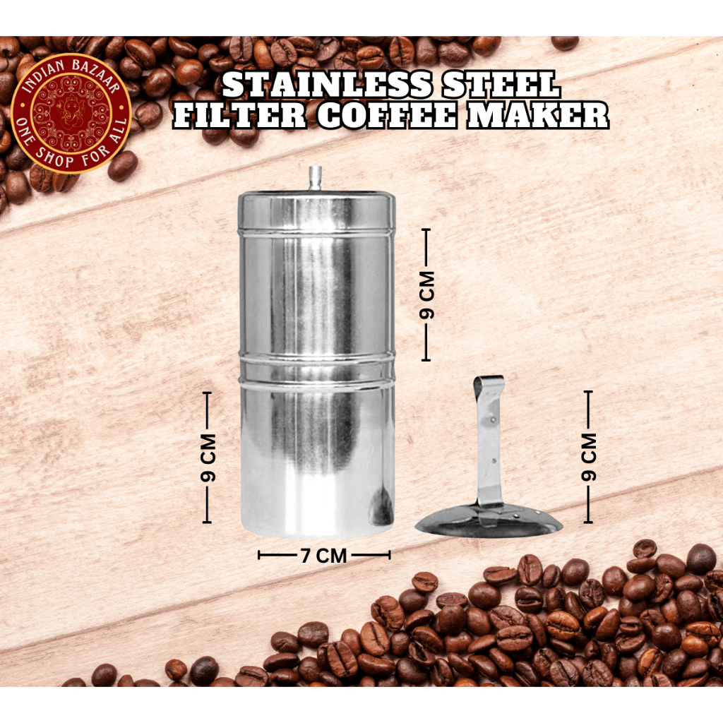 Stainless Steel Indian Filter Coffee Drip Maker