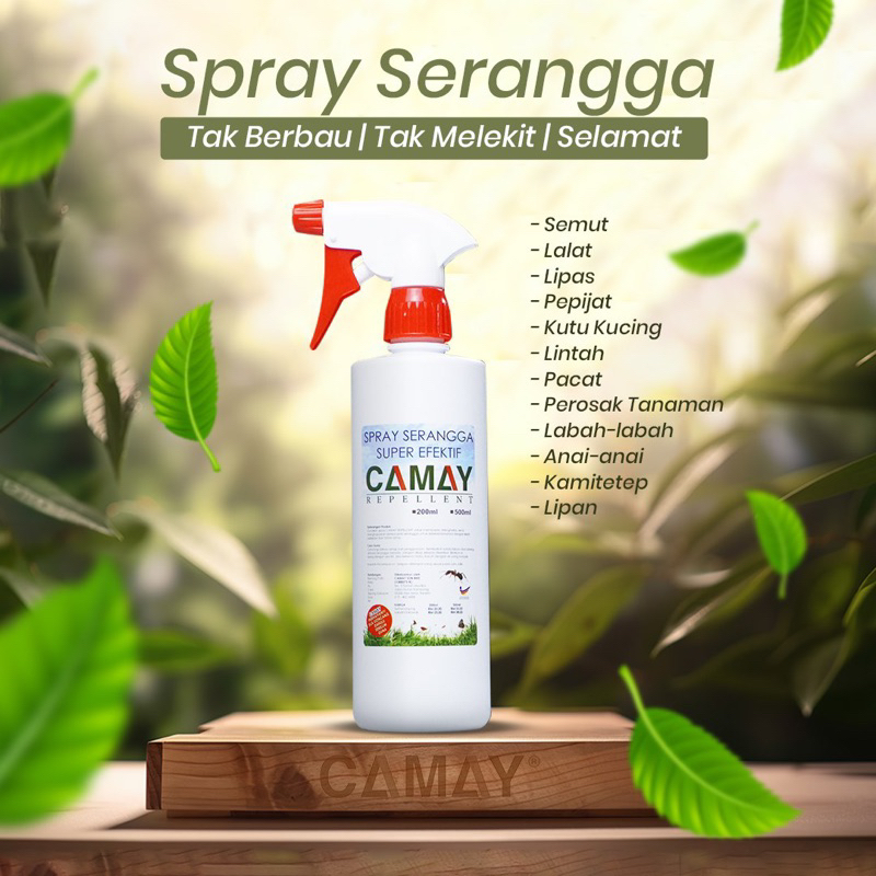 CAMAY REPELLENT SPRAY SERANGGA ORIGINAL HQ KUTU SEMUT PEPIJAT LIPAS