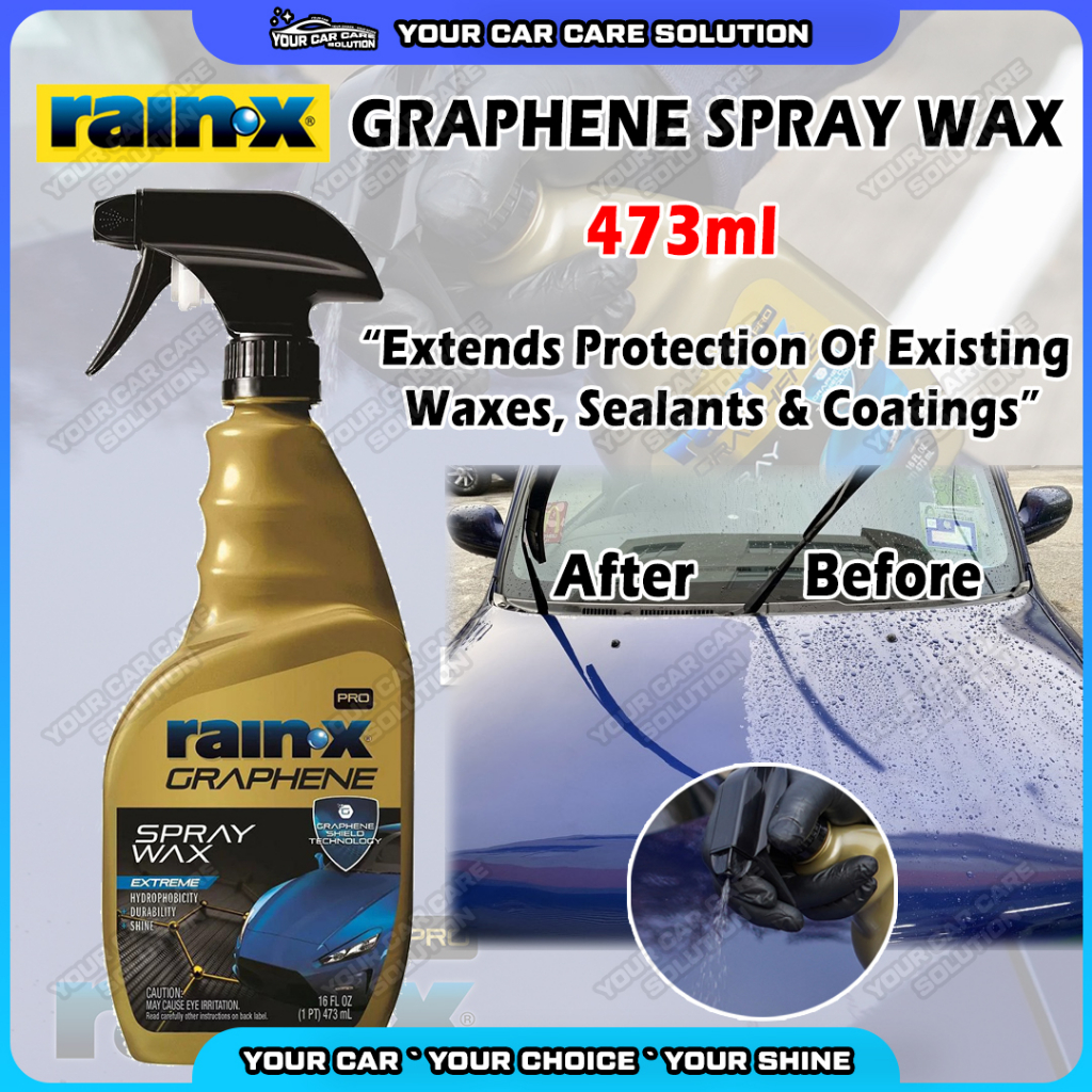 Rain-X / Rain - X / Rain X/ RainX Pro Graphene Spray Wax 473ml Water ...