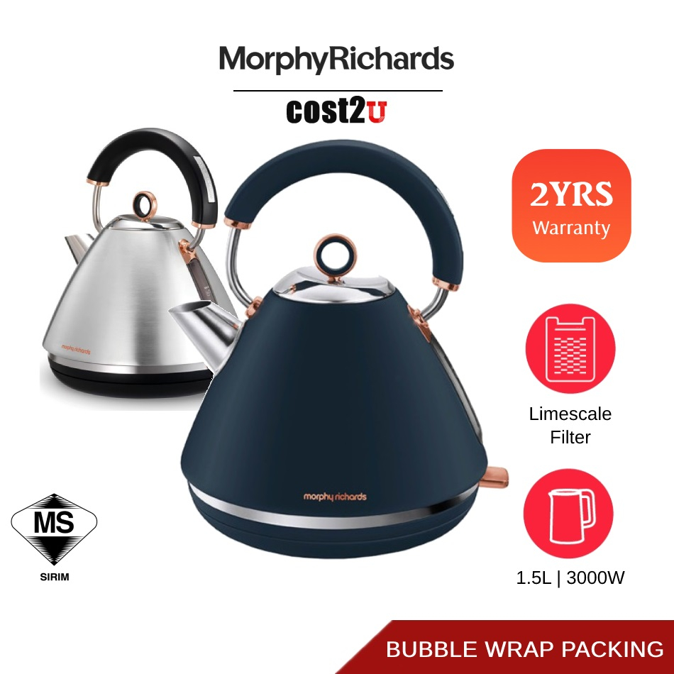 Morphy Richards Venture Kettle, 1.5L, Black