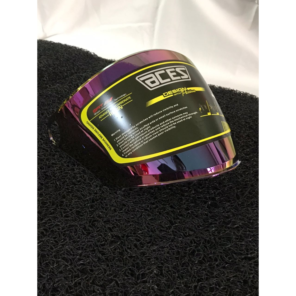 VISOR HELMET ACES R1 VISOR (DARK GREY / RAINBOW / GOLD / TWO TONE ...