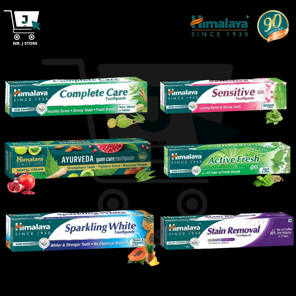 HIMALAYA Herbals Toothpaste 80g/150g Care,Sparkling White