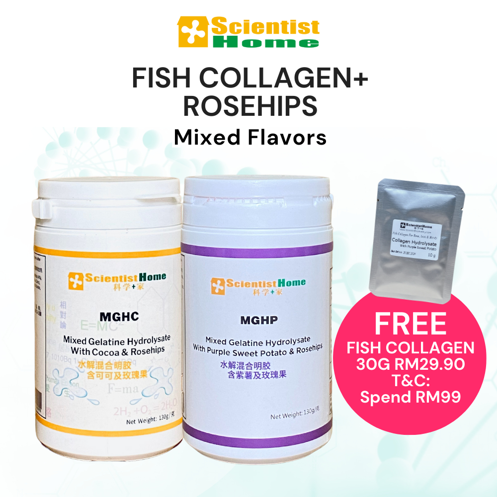 SCIENTIST HOME Mixed Gelatine Hydrolysate With Rosehips Bone Joint