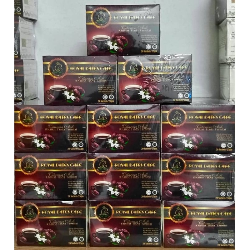 12 kotak(kopi tanpa kafein)exp 2026 kopi biji kurma harga borong murah