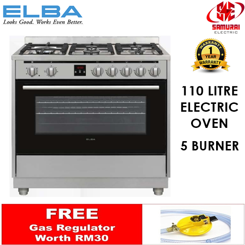 ELBA PROFESSIONAL RANGE COOKER WITH ELECTRIC OVEN 110 LITRE EPRCN9560D