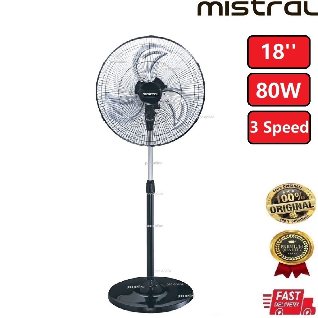 MISTRAL 18'' 20'' INDUSTRIAL STAND FAN Shopee Malaysia