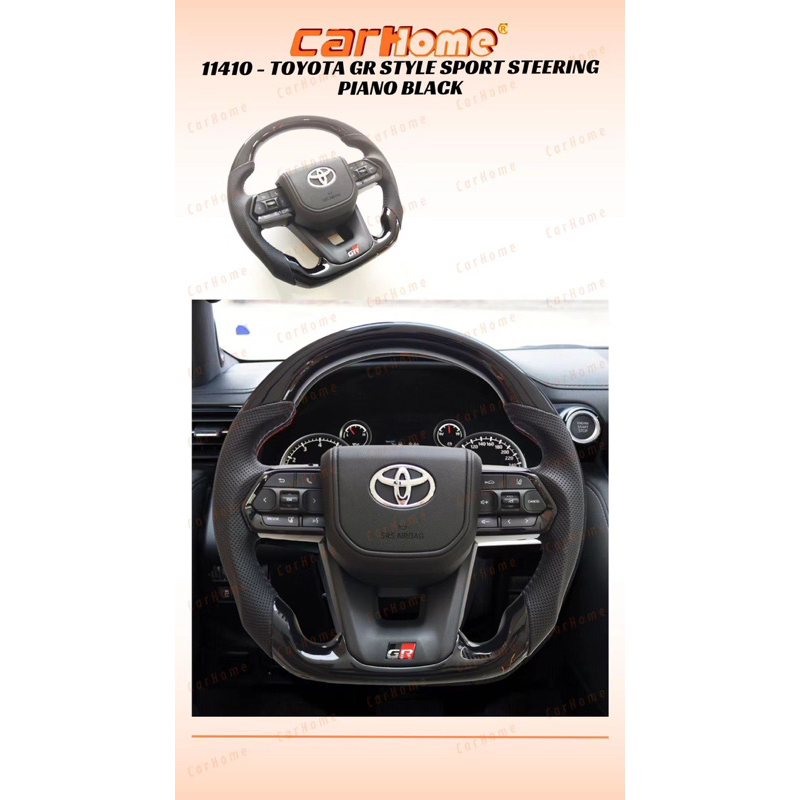 Toyota GR Steering Wheel + AIRBAG For Vellfire Alphard AGH30 ANH20 ...