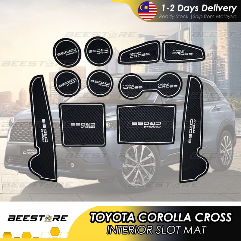 TOYOTA COROLLA CROSS 2024 2023 2022 2021 Interior Slot Mat AntiSlip