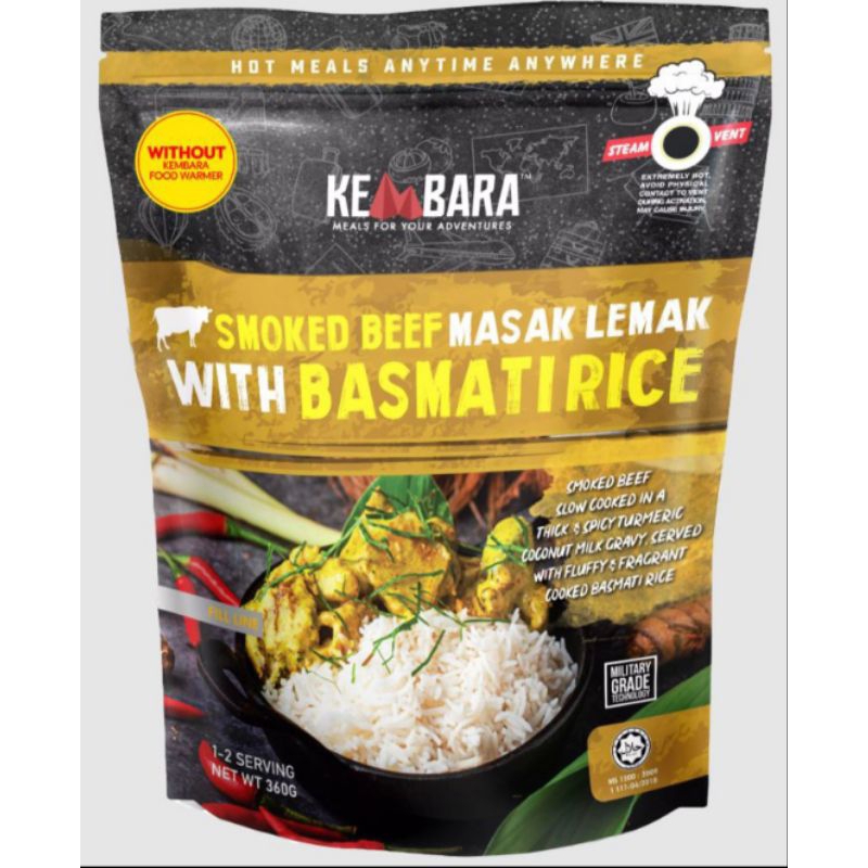 Smoked Beef Masak Lemak with Basmati Rice (Kembarameals) | Shopee Malaysia