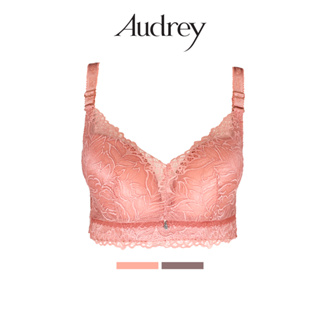 Audrey Style Wireless 5/8 Thin Moulded Fashion Bra - D Cup Size 73-8144