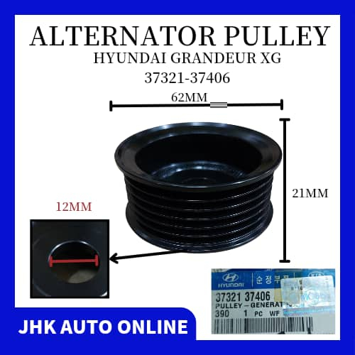 HYUNDAI GRANDEUR XG (61MM X 21MM X 12MM) ALTERNATOR PULLEY ORIGINAL ...