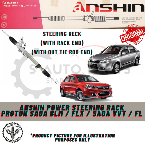 PROTON SAGA BLM / FLX / SAGA VVT / FL POWER STEERING GEAR RACK -BRAND ...