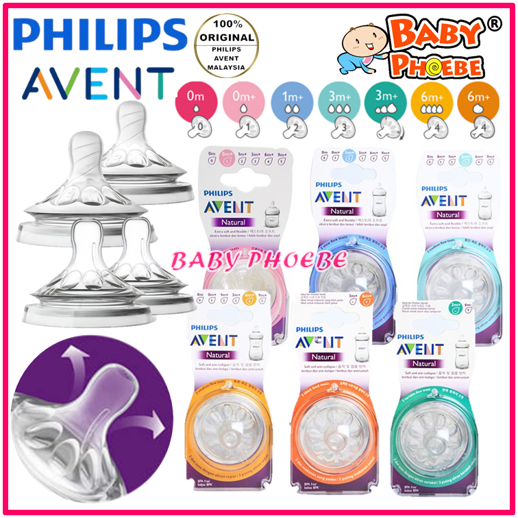 [original Philips Avent Malaysia] Philips Avent Natural Silicone Bottle