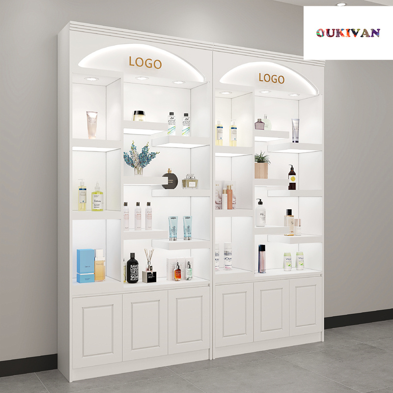 Display Paparan With Led Lighting Storage