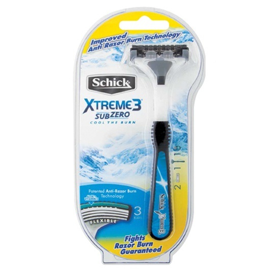 Schick Xtreme 3 Subzero Cool The Burn ( 1Unit ) | Shopee Malaysia