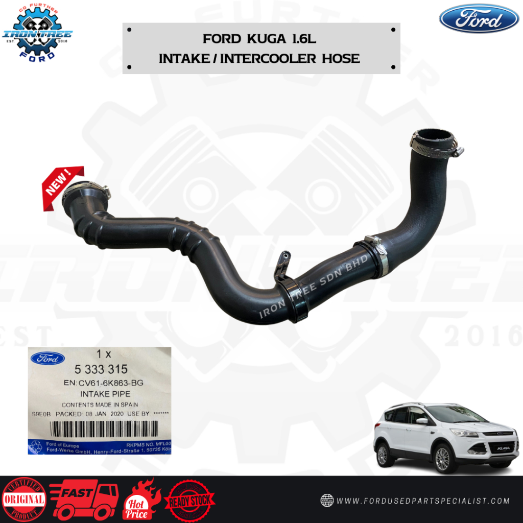Genuine Ford Kuga 1.6L Air Intake / Turbo Intercooler Hose Original New