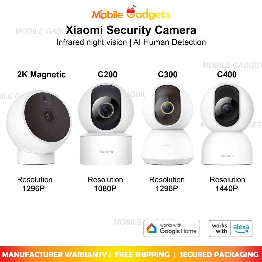Xiaomi Security Camera 2K Mount / C200 / C300 / C400 CCTV