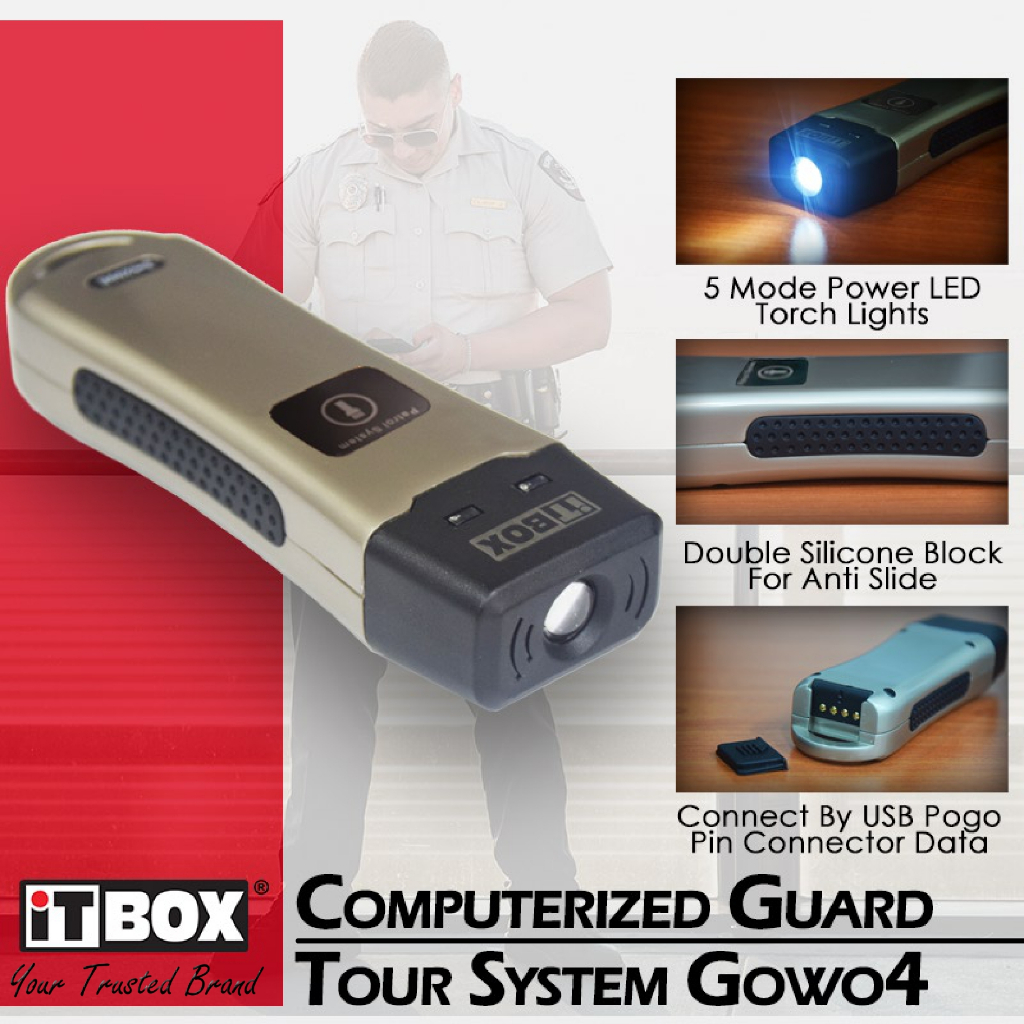 iTBOX GOWO4 Computerized Guard Tour System | Patrol System | RFID ...
