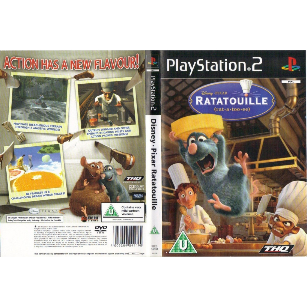PS2 DVD Games Collection Ratatouille | Shopee Malaysia