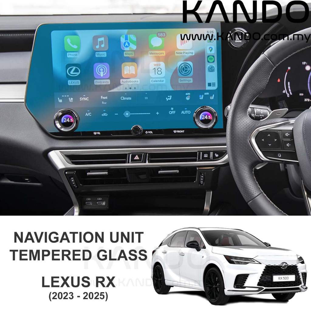 Lexus RX Tempered Glass Protector Lexus RX 350 Tempered Glass Lexus RX ...