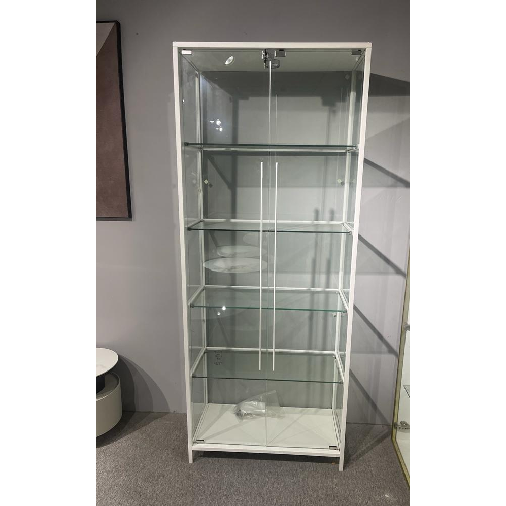 EUREKA 2.5ft Glass Display Cabinet Tempered Steel / Almari Kaca DSC2020 ...