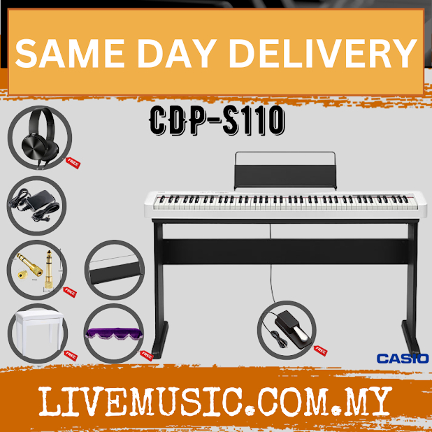*SAME DAY DELIVERY* Casio CDPS110 88key Digital Piano & Headphone
