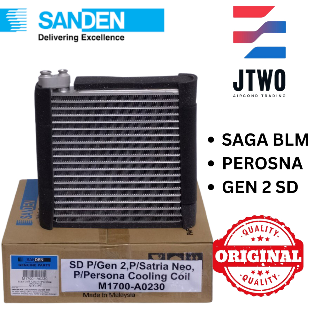 (ORIGINAL) SANDEN PROTON GEN 2, PERSONA, SAGA BLM, SAGA FLX, SATRIA NEO ...