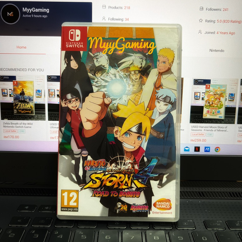 Naruto Shippuden Ultimate Ninja Storm 4: Road To Boruto NSW (Nintendo  Switch)