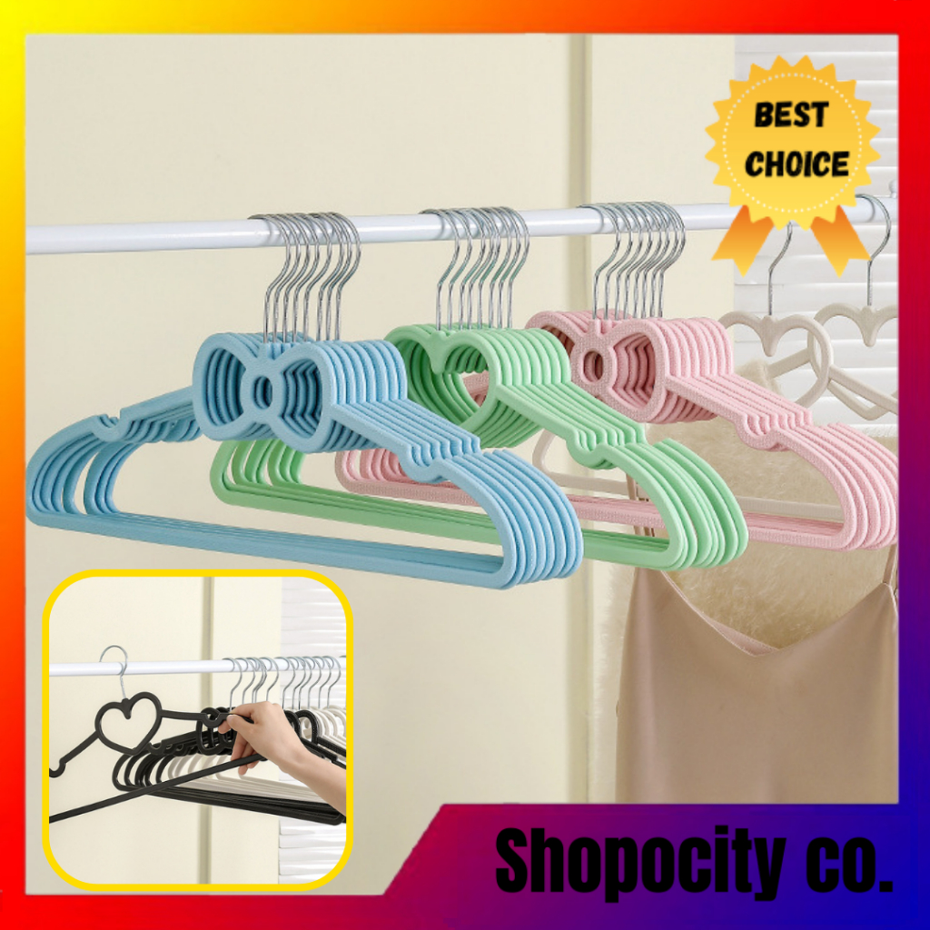 Non-slip Plastic Hanger Love & Ribbon Shape Cute Creative Design/Bow ...