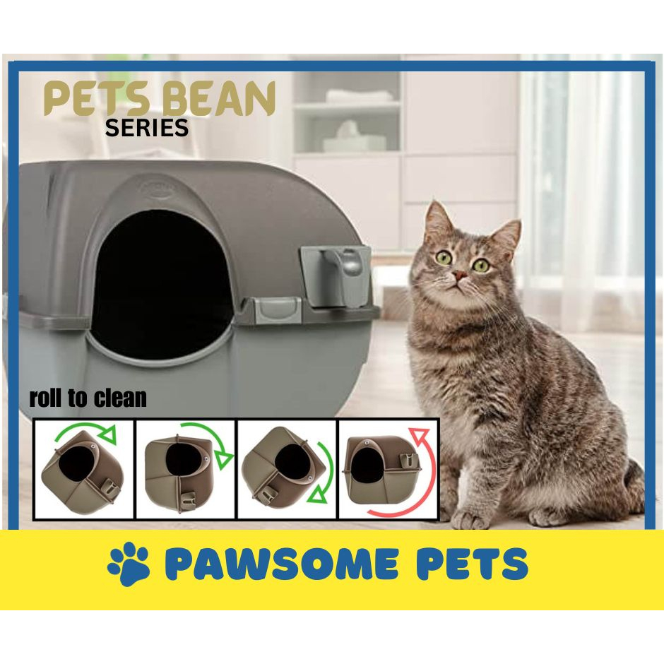 [MALAYSIAN SELLER] Pets Bean Automatic Roll to Clean Cat Litter Box