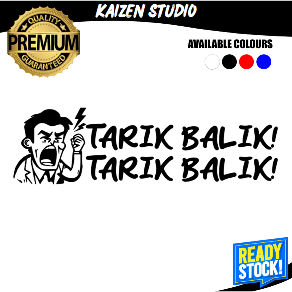KAIZEN STUDIO Tarik Balik! Tarik Balik Vinyl Funny Hilarious Lawak