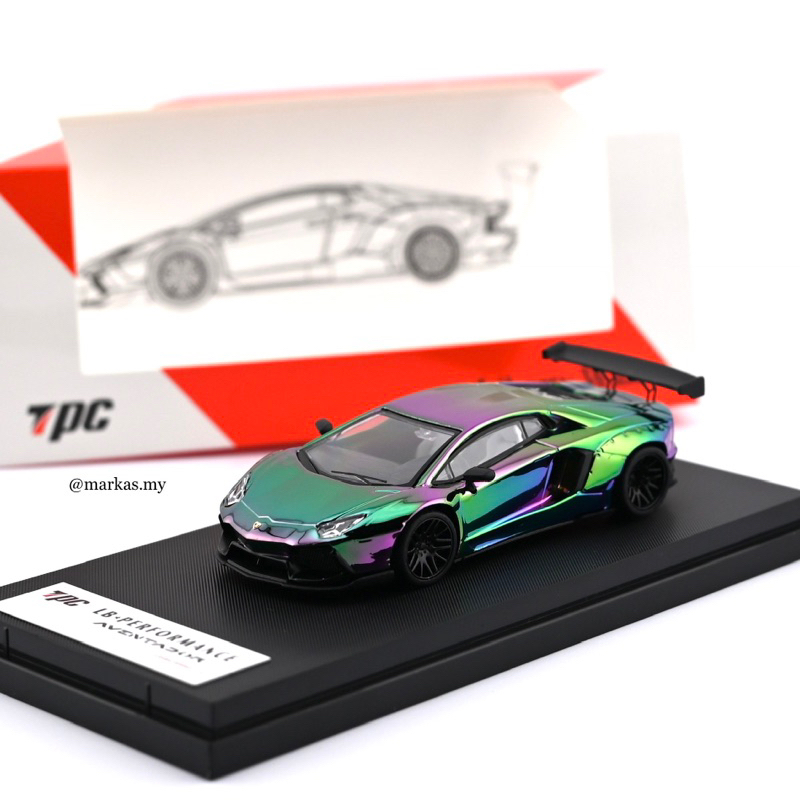 NOT SEALED) TPC 1/64 LB PERFORMANCE LAMBORGHINI AVENTADOR DISCOLORED PURPLE  | Shopee Malaysia