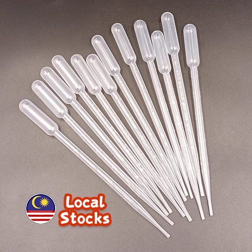 Disposable Pipette 3ml Mini Clear Plastic Eye Epoxy Resin Dropper