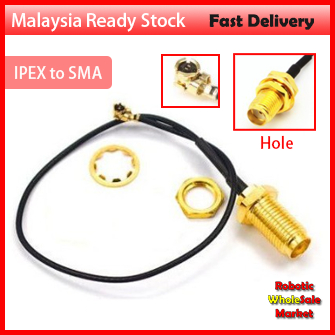 IPEX to SMA Female Thread Cable 20cm