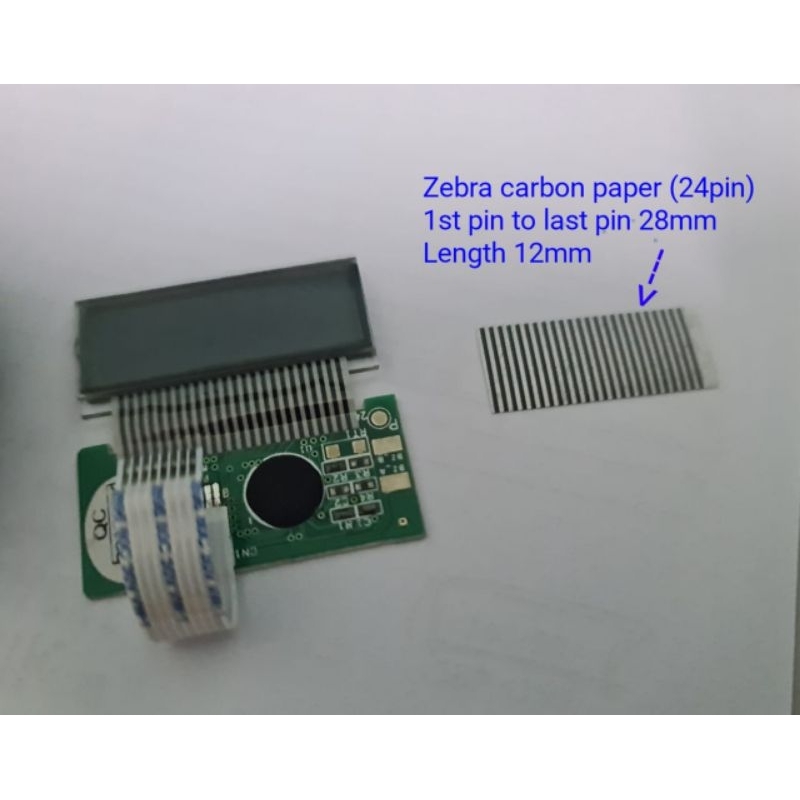 Zebra paper ribbon (pin 24) replacement for Smart tag (PAPER RIBBON ...