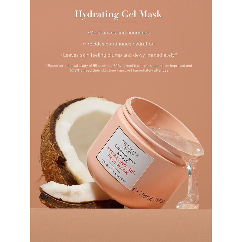 Victoria's Secret Natural Beauty Coconut Milk & Rose Hydrating Gel Face