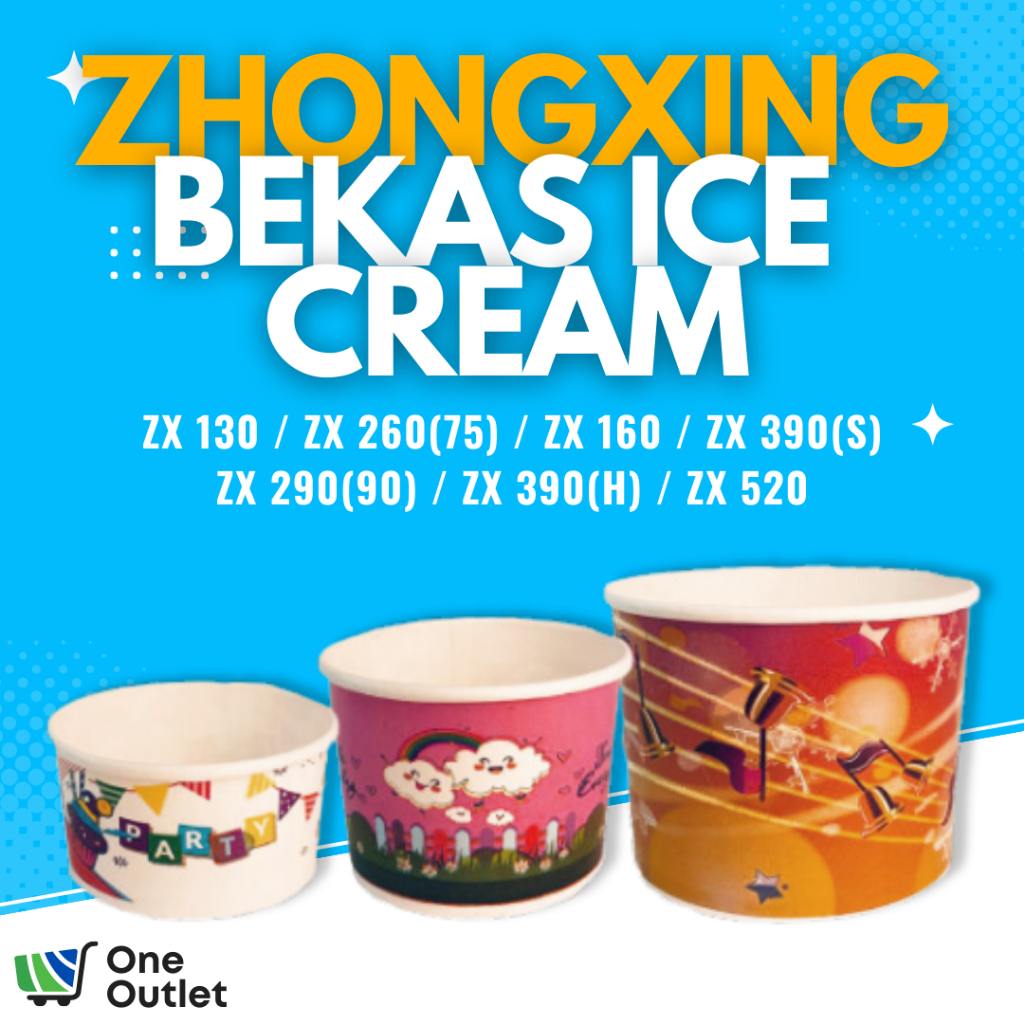 Cup Kertas Aiskrim Paper Cup Icecream Tiada Penutup Brand ZHONG GXING ...