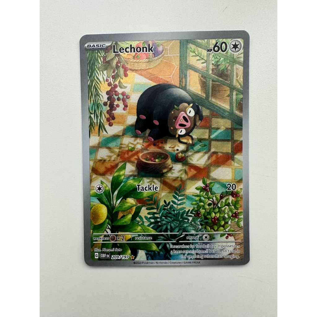 pokemon cards most rare Amazon.com: Pokemon - Lechonk 209/197 - Obsidian Flames - Illustration Rare